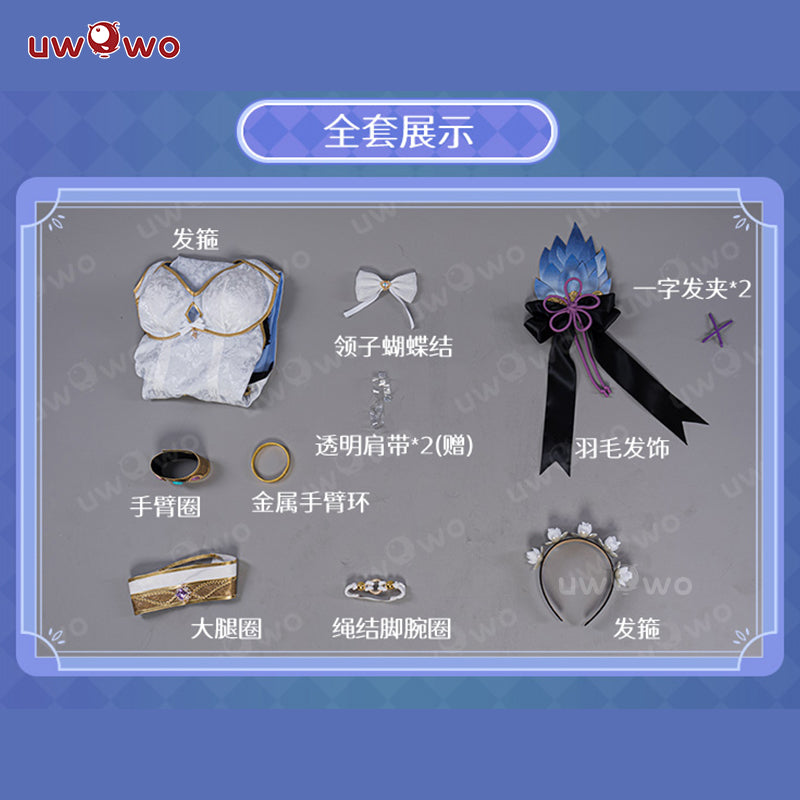 【In Stock】Uwowo Re:Zero Rem: Graceful Beauty Figure Ver. Cheongsam Chinese Dress Cosplay Costume