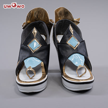 Uwowo Game Genshin Impact Liyue Cryo Shenhe Cosplay Costume Shoes - Uwowo Cosplay