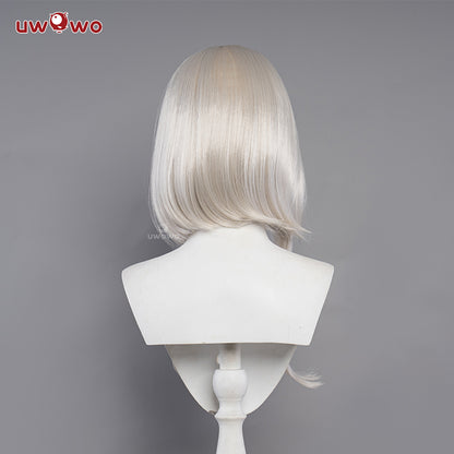 【Pre-sale】Uwowo Game Genshin Impact Fatui Cosplay Fatui Wig Sandrone wig 35CM Hair 55CM Ponytail - Uwowo Cosplay