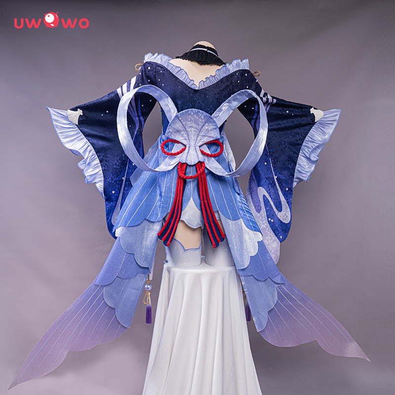 【In Stock】Uwowo Game Genshin Impact Sangonomiya Kokomi Pearl of Wisdom Cosplay Costume - Uwowo Cosplay