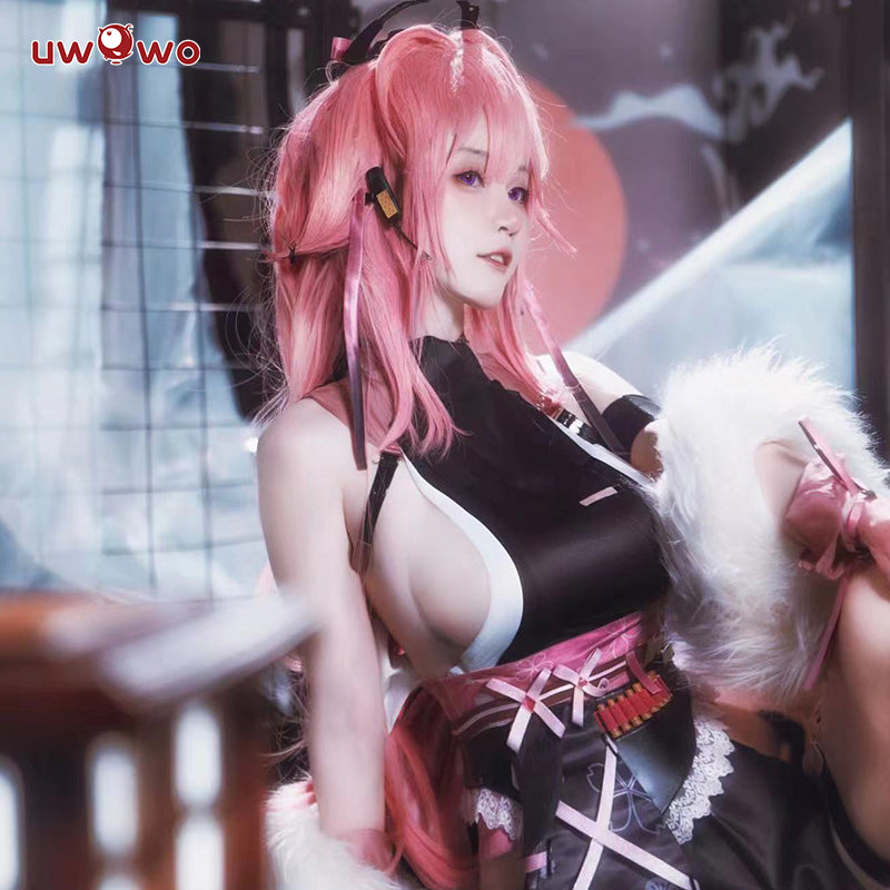 【In Stock】Uwowo Genshin Impact Fanart: Yae Miko Operator Battle Agent Fox Cosplay Costume - Uwowo Cosplay