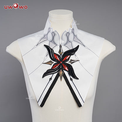 【Pre-sale】Uwowo Genshin Impact Fatui Cosplay Arlecchino Cosplay Harbingers The Knave Snezhnaya Cosplay Costume - Uwowo Cosplay