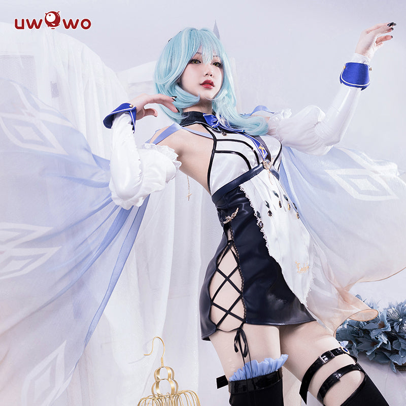 Exclusive Uwowo Genshin Impact Fanart Eula Maid Ver Cosplay Costume - Uwowo Cosplay