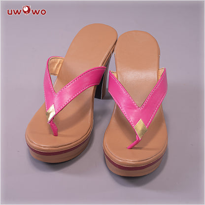 【In Stock】Uwowo Game Genshin Impact Inazuma Baal Raiden Shogun Cosplay Shoes - Uwowo Cosplay