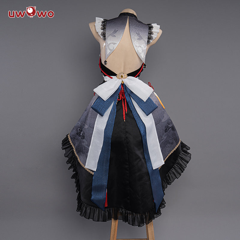Uwowo Genshin Impact Fanart Shenhe Maid Dress Cosplay Costume - Uwowo Cosplay