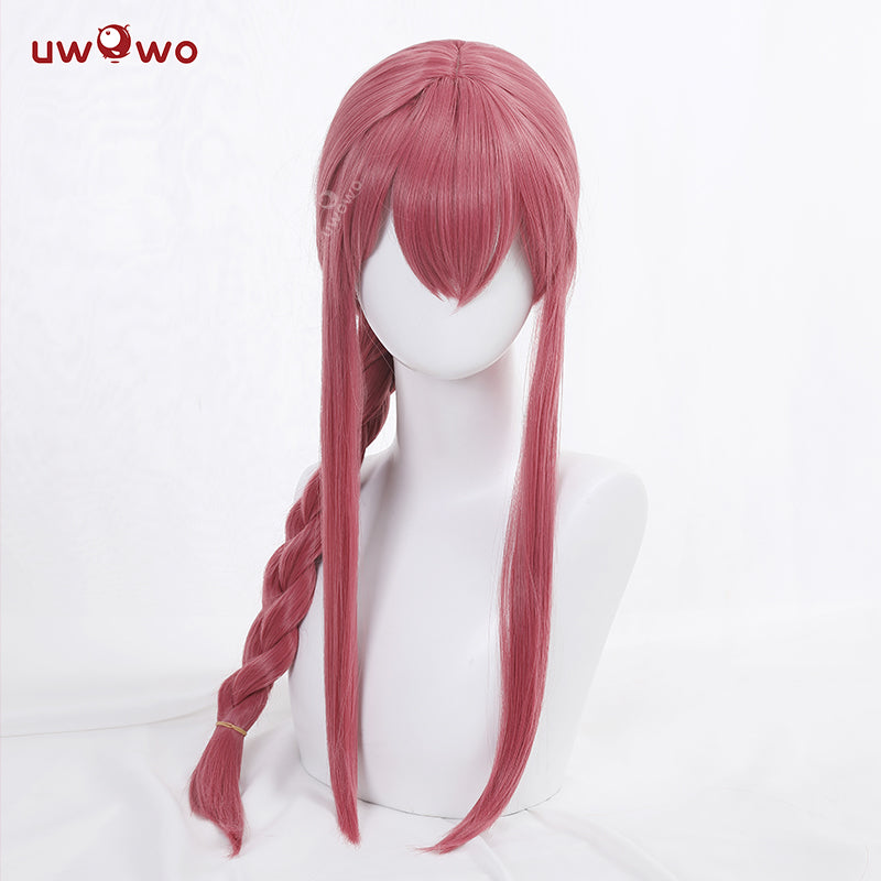 【Pre-sale】Uwowo Manga Chainsaw Man Wig Makima Wig Rose Red Hair Cosplay Wig Role Play Halloween Wig - Uwowo Cosplay
