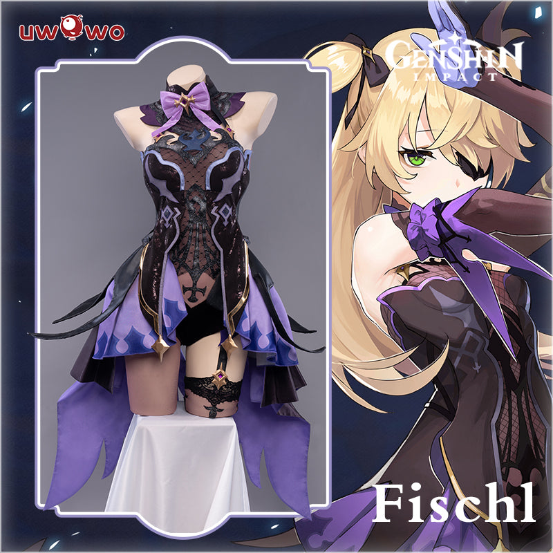 Uwowo Game Genshin Impact Cosplay Fischl Prinzessin der Verurteilung Cosplay Costume