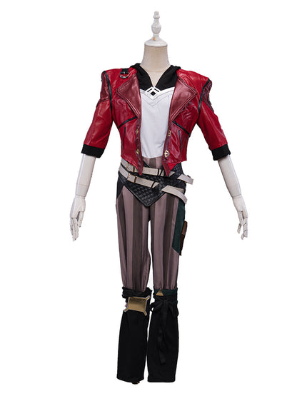 Uwowo Game League of Legends Cosplay LOL Cos Vi Cosplay LOL Arcane Young Ver Vi Costume - Uwowo Cosplay