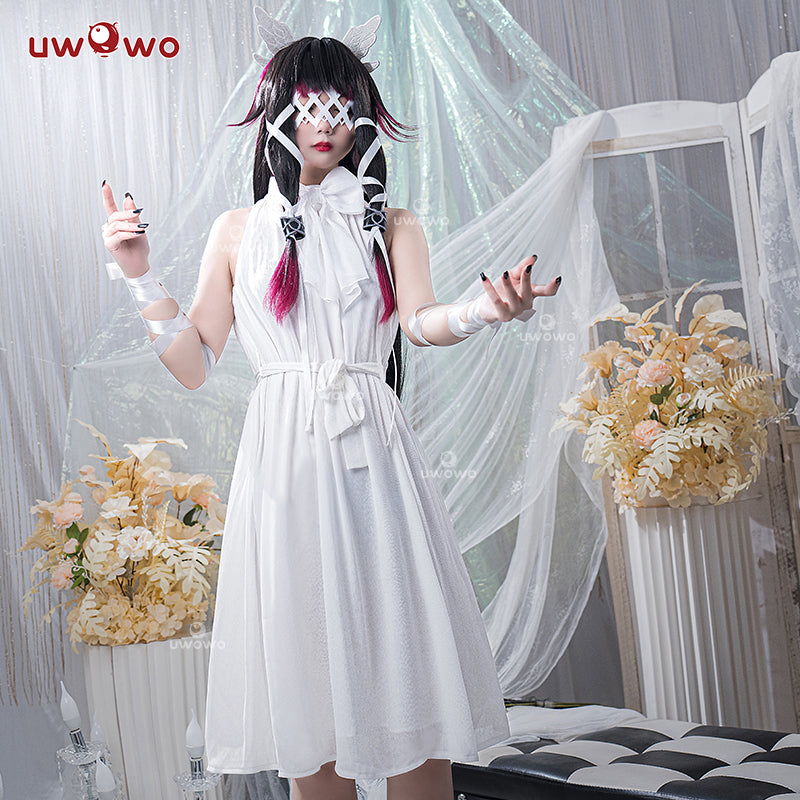 【Pre-sale】Uwowo Genshin Impact: Columbina Fatui Harbingers Damselette Snezhnaya Cosplay Costume - Uwowo Cosplay