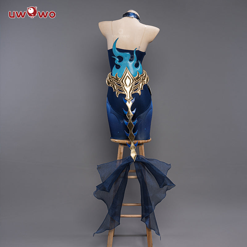 【In Stock】Uwowo Genshin Impact: Bonanus Hydro Yakshas Liyue Female Cosplay Costume - Uwowo Cosplay