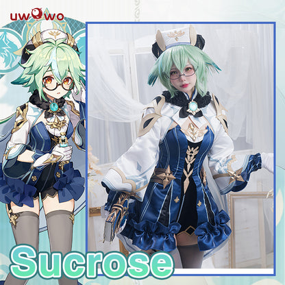 Uwowo Genshin Impact Sucrose Anemo Mondstadt Female Cosplay Costume - Uwowo Cosplay