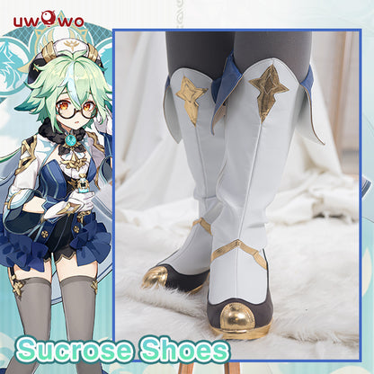 Uwowo Genshin Impact Shoes Sucrose Shoes Anemo Mondstadt Female Cosplay Shoes - Uwowo Cosplay