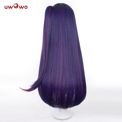 Uwowo Anime Oshi no Ko Cosplay Hoshino Ai Cosplay Wig Purple Long Hair
