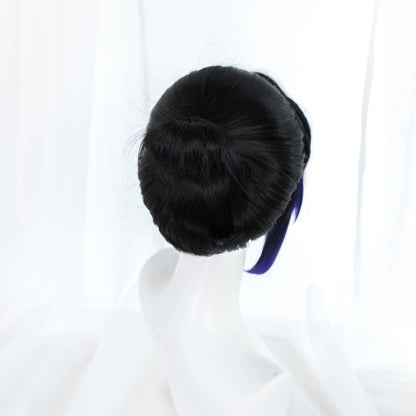 Uwowo Demon Slayer: Kimetsu no Yaiba Shinobu Kochou Cosplay Wig 23cm Short Black Purple Gradient Demon Slaying Corps - Uwowo Cosplay