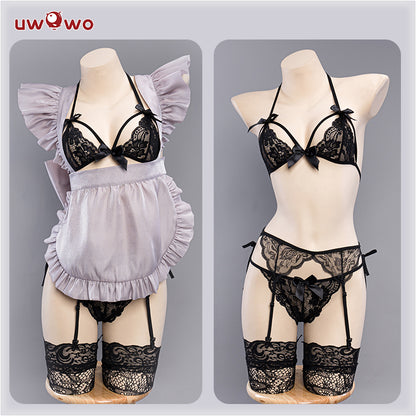 Uwowo Anime My Dress-Up Darling Shizuku-Tan Marin Kitagawa 2-in-1 Maid&Lingerie Cosplay Costume - Uwowo Cosplay