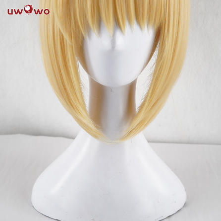 UWOWO Fate Grand Order Nero 35cm long Gold Lace None Cosplay Wig - Uwowo Cosplay