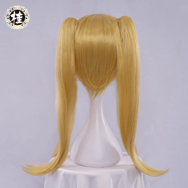 Pre sale Uwowo Anime Kakegurui Cosplay Wig 55cm Yellow Long Hair