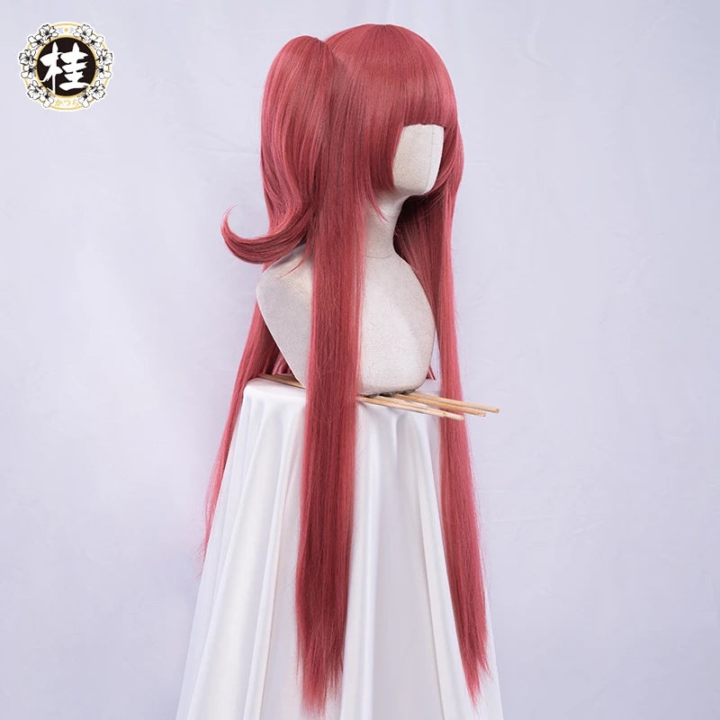 Uwowo Anime Kakegurui Cosplay Wig Yumemite Yumemi Wig 90cm Hair Ponytail - Uwowo Cosplay