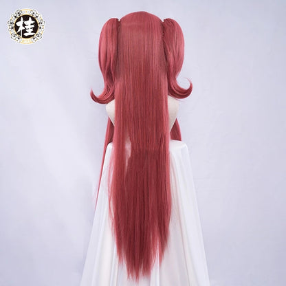 Uwowo Anime Kakegurui Cosplay Wig Yumemite Yumemi Wig 90cm Hair Ponytail - Uwowo Cosplay