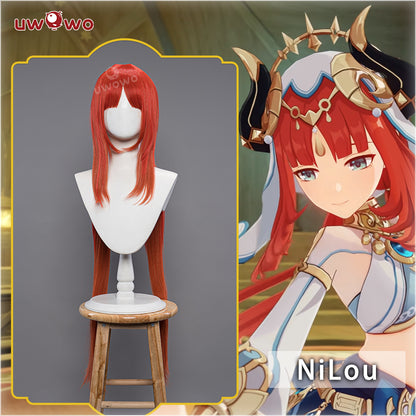 【Pre-sale】Uwowo Genshin Impact: Nilou Sumeru Hydro Female Cosplay Wig Nilou wig - Uwowo Cosplay