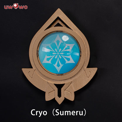 Uwowo Game Genshin Impact Visions Mondstadt/Liyue/Inazuma/Sumeru "Eye of God" Led Cosplay Props - Uwowo Cosplay