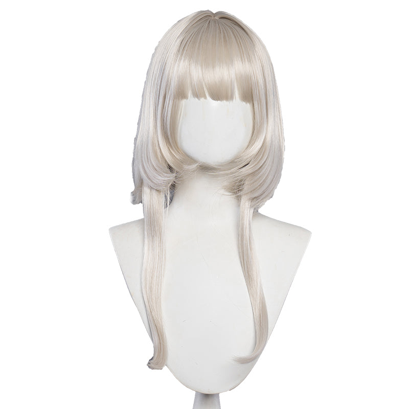 【Pre-sale】Uwowo Game Genshin Impact Fatui Cosplay Fatui Wig Sandrone wig 35CM Hair 55CM Ponytail - Uwowo Cosplay