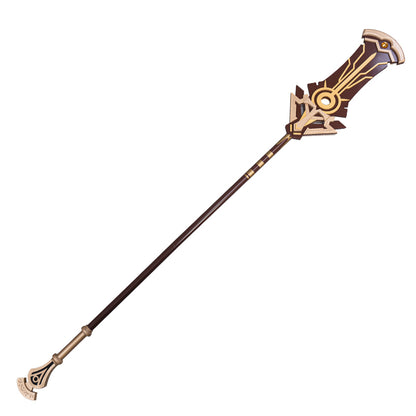 Uwowo Game Genshin Impact Cosplay Props Polearm Cyno Weapon Detachable Staff Of The Scarlet Sands - Uwowo Cosplay