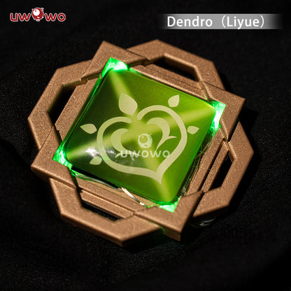 Uwowo Game Genshin Impact Visions Mondstadt/Liyue/Inazuma/Sumeru "Eye of God" Led Cosplay Props - Uwowo Cosplay