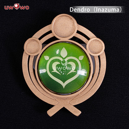 Uwowo Game Genshin Impact Visions Mondstadt/Liyue/Inazuma/Sumeru "Eye of God" Led Cosplay Props - Uwowo Cosplay