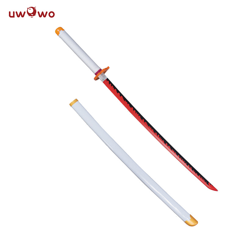 Uwowo Demon Slayer: Kimetsu no Yaiba Renku Kyoujurou Personal Swords Demon Swords Demon Slaying Corps Cosplay Props - Uwowo Cosplay