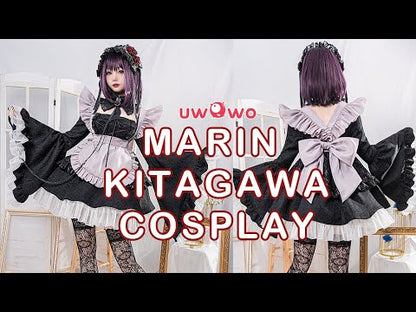 INSTOCK S-3XL Uwowo Anime My Dress-Up Darling Shizuku-Tan Marin Kitagawa 2-in-1 Maid&Lingerie Cosplay Costume