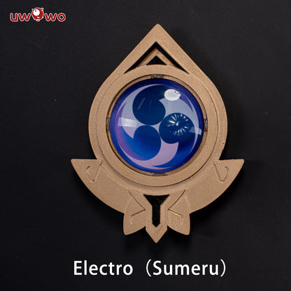 Uwowo Game Genshin Impact Visions Mondstadt/Liyue/Inazuma/Sumeru "Eye of God" Led Cosplay Props - Uwowo Cosplay