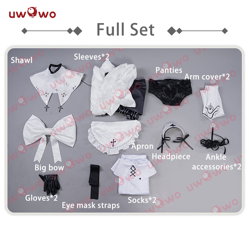 In Stock】Uwowo Genshin Impact Fanart Ganyu Cocogoat Milk Maid Cosplay –  Uwowo Cosplay