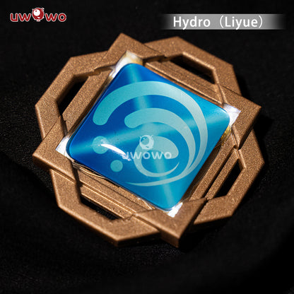 Uwowo Game Genshin Impact Visions Mondstadt/Liyue/Inazuma/Sumeru "Eye of God" Led Cosplay Props - Uwowo Cosplay