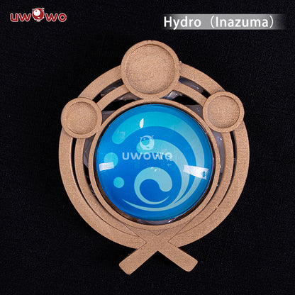 Uwowo Game Genshin Impact Visions Mondstadt/Liyue/Inazuma/Sumeru "Eye of God" Led Cosplay Props - Uwowo Cosplay