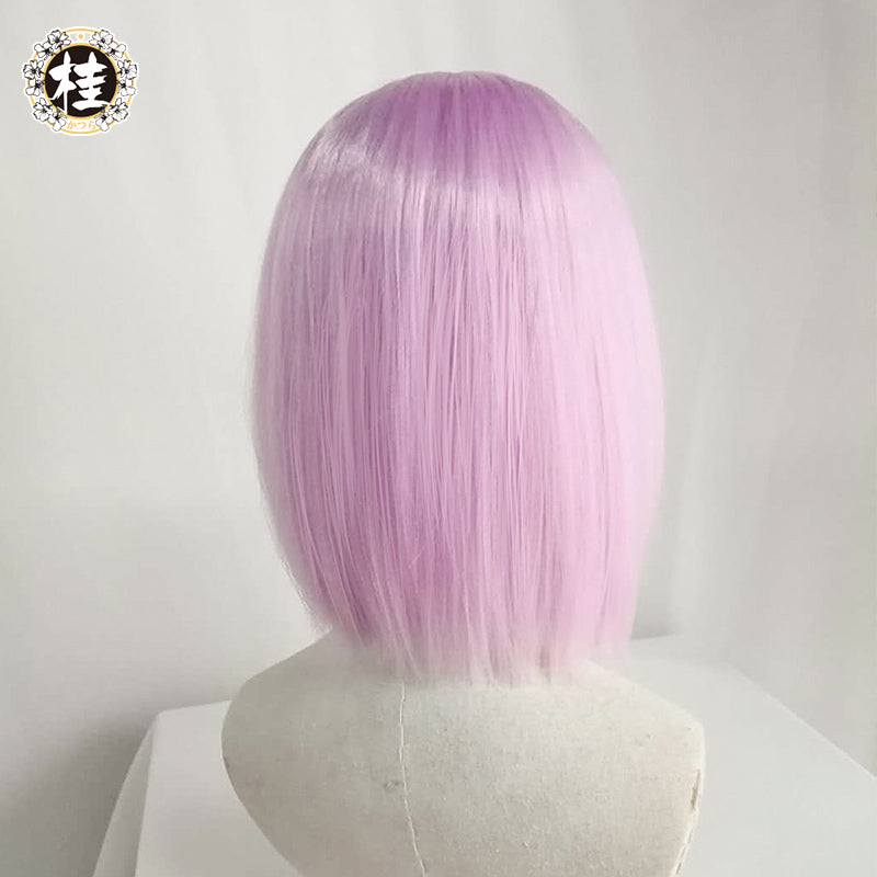 UWOWO Fate/Grand Order FGO Mashu kyrielight 30cm short Pink Purple Hair - Uwowo Cosplay