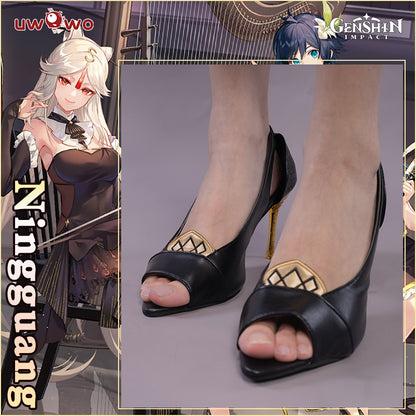 Uwowo Game Genshin Impact Concert Ver. Ningguang Cosplay Shoes - Uwowo Cosplay