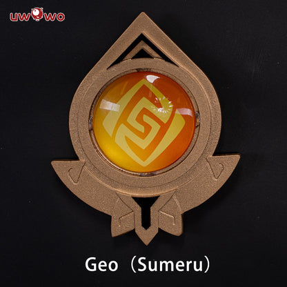 Uwowo Game Genshin Impact Visions Mondstadt/Liyue/Inazuma/Sumeru "Eye of God" Led Cosplay Props - Uwowo Cosplay