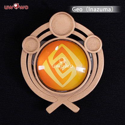Uwowo Game Genshin Impact Visions Mondstadt/Liyue/Inazuma/Sumeru "Eye of God" Led Cosplay Props - Uwowo Cosplay
