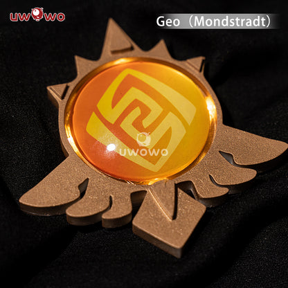 Uwowo Game Genshin Impact Visions Mondstadt/Liyue/Inazuma/Sumeru "Eye of God" Led Cosplay Props - Uwowo Cosplay